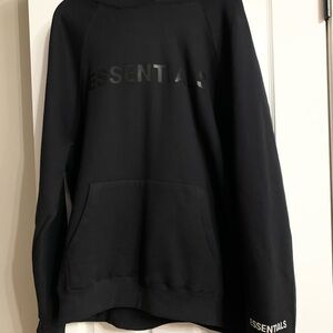 Authentic Essentials Fear of God Black Hoodie